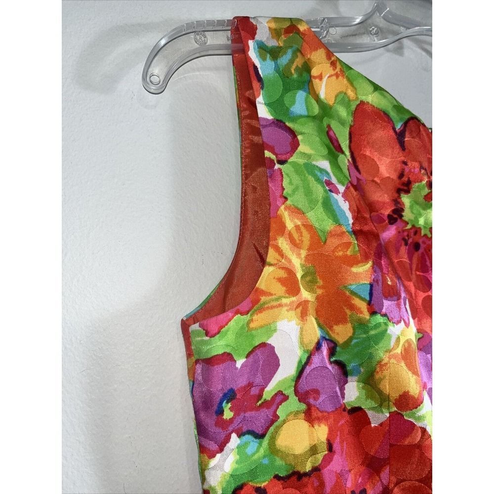 David Meister Multicolor Floral Dress - Picture 8 of 11